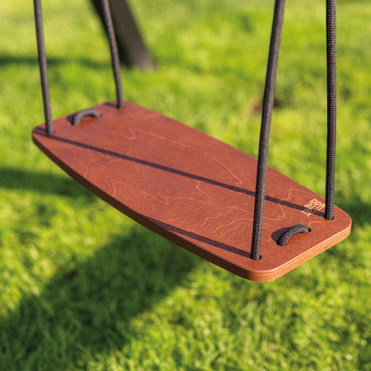 Wooden swing brown