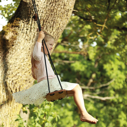 Wooden swing grey